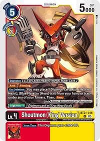 Shoutmon (King Version) - World Convergence - Digimon Card Game card