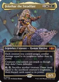 Felothar the Steadfast (Borderless) - Commander: Tarkir: Dragonstorm - Magic: The Gathering card
