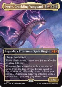 Neriv, Crackling Vanguard (Borderless) - Commander: Tarkir: Dragonstorm - Magic: The Gathering card