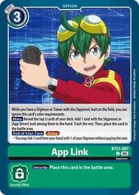 App Link - World Convergence - Digimon Card Game card