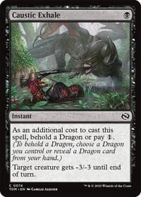 Caustic Exhale - Tarkir: Dragonstorm - Magic: The Gathering card