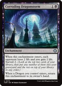 Corroding Dragonstorm - Tarkir: Dragonstorm - Magic: The Gathering card