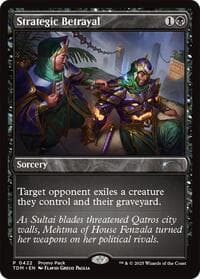 Strategic Betrayal - Promo Pack: Tarkir: Dragonstorm - Magic: The Gathering card