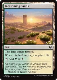 Blossoming Sands - Tarkir: Dragonstorm - Magic: The Gathering card