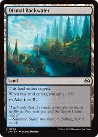 Dismal Backwater - Tarkir: Dragonstorm - Magic: The Gathering card