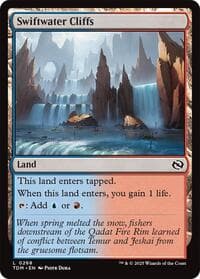 Swiftwater Cliffs - Tarkir: Dragonstorm - Magic: The Gathering card
