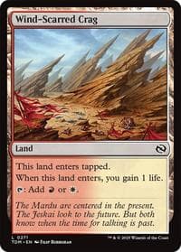 Wind-Scarred Crag - Tarkir: Dragonstorm - Magic: The Gathering card