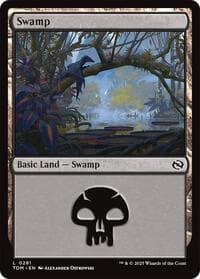 Swamp (0281) - Tarkir: Dragonstorm - Magic: The Gathering card