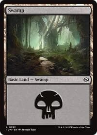 Swamp (0282) - Tarkir: Dragonstorm - Magic: The Gathering card