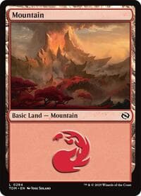 Mountain (0284) - Tarkir: Dragonstorm - Magic: The Gathering card