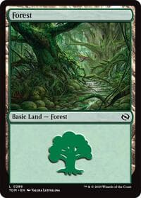 Forest (0286) - Tarkir: Dragonstorm - Magic: The Gathering card