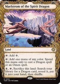 Maelstrom of the Spirit Dragon (Showcase) - Tarkir: Dragonstorm - Magic: The Gathering card