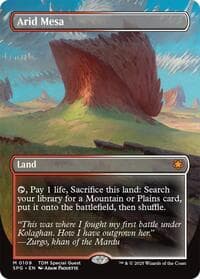 Arid Mesa (Borderless) - Special Guests - Magic: The Gathering card
