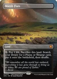 Marsh Flats (Borderless) - Special Guests - Magic: The Gathering card