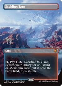 Scalding Tarn (Borderless) (Dragonscale Foil) - Special Guests - Magic: The Gathering card
