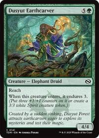 Dusyut Earthcarver - Tarkir: Dragonstorm - Magic: The Gathering card