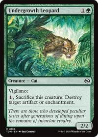 Undergrowth Leopard - Tarkir: Dragonstorm - Magic: The Gathering card
