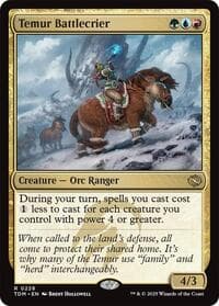 Temur Battlecrier - Tarkir: Dragonstorm - Magic: The Gathering card