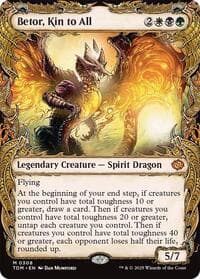 Betor, Kin to All (Showcase) - Tarkir: Dragonstorm - Magic: The Gathering card
