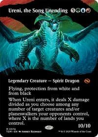 Ureni, the Song Unending (Borderless) - Tarkir: Dragonstorm - Magic: The Gathering card