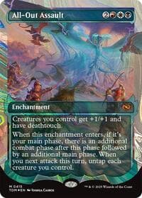 All-Out Assault (Showcase) (Halo Foil) - Tarkir: Dragonstorm - Magic: The Gathering card