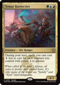 Temur Battlecrier (TDM Bundle) - Unique and Miscellaneous Promos - Magic: The Gathering card