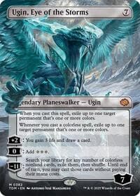 Ugin, Eye of the Storms (Borderless) - Tarkir: Dragonstorm - Magic: The Gathering card