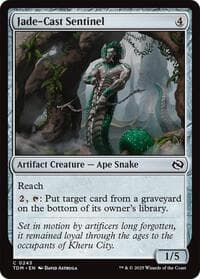 Jade-Cast Sentinel - Tarkir: Dragonstorm - Magic: The Gathering card