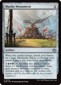 Mardu Monument - Tarkir: Dragonstorm - Magic: The Gathering card