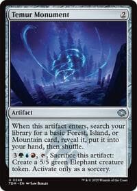 Temur Monument - Tarkir: Dragonstorm - Magic: The Gathering card