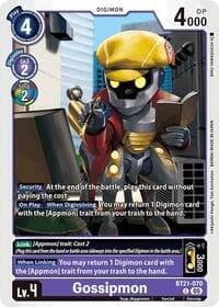Gossipmon - World Convergence - Digimon Card Game card
