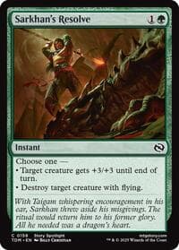 Sarkhan's Resolve - Tarkir: Dragonstorm - Magic: The Gathering card