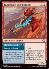 Runescale Stormbrood - Tarkir: Dragonstorm - Magic: The Gathering card