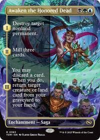 Awaken the Honored Dead (Borderless) - Tarkir: Dragonstorm - Magic: The Gathering card