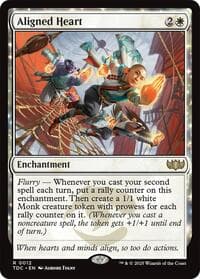 Aligned Heart - Commander: Tarkir: Dragonstorm - Magic: The Gathering card