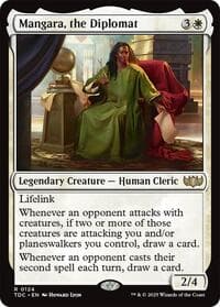 Mangara, the Diplomat - Commander: Tarkir: Dragonstorm - Magic: The Gathering card