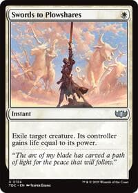 Swords to Plowshares - Commander: Tarkir: Dragonstorm - Magic: The Gathering card