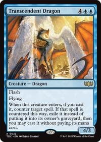 Transcendent Dragon - Commander: Tarkir: Dragonstorm - Magic: The Gathering card