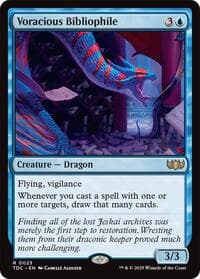 Voracious Bibliophile - Commander: Tarkir: Dragonstorm - Magic: The Gathering card