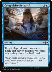 Compulsive Research - Commander: Tarkir: Dragonstorm - Magic: The Gathering card
