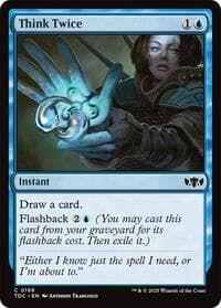 Think Twice - Commander: Tarkir: Dragonstorm - Magic: The Gathering card