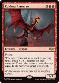 Caldera Pyremaw - Commander: Tarkir: Dragonstorm - Magic: The Gathering card