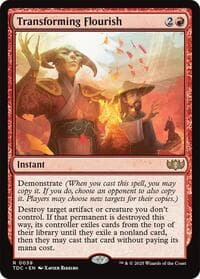 Transforming Flourish - Commander: Tarkir: Dragonstorm - Magic: The Gathering card