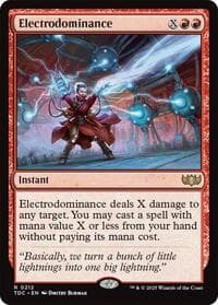 Electrodominance - Commander: Tarkir: Dragonstorm - Magic: The Gathering card