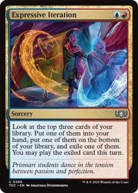 Expressive Iteration - Commander: Tarkir: Dragonstorm - Magic: The Gathering card