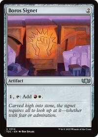Boros Signet - Commander: Tarkir: Dragonstorm - Magic: The Gathering card
