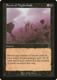 Scent of Nightshade - Urza's Destiny - Magic: The Gathering card
