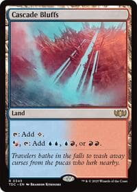 Cascade Bluffs - Commander: Tarkir: Dragonstorm - Magic: The Gathering card