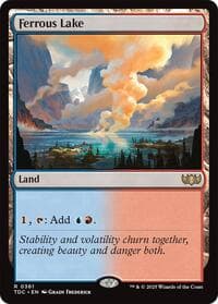 Ferrous Lake - Commander: Tarkir: Dragonstorm - Magic: The Gathering card