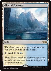 Glacial Fortress - Commander: Tarkir: Dragonstorm - Magic: The Gathering card